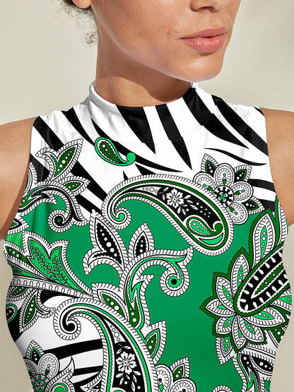 Fun Floral Sporty 35.5 Inch Golf Dress