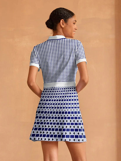 Casual Fit Knee Length Short Sleeve Dress