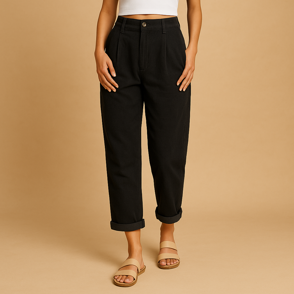 Comfortable Corduroy High Waist Women's Jeans Pants - Luxivelle
