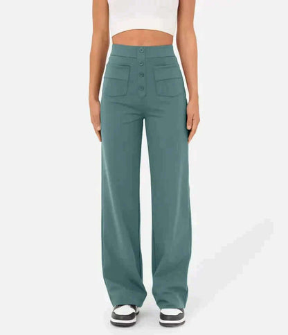Soft High Waist Stretchy Women's Pants - Luxivelle