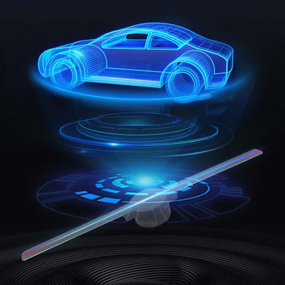 Colorful LED Fan Light Projector