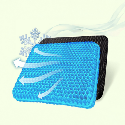 Ergonomic Memory Foam Chair Cushion for Back Support - Luxivelle