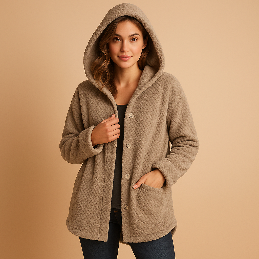 Warm Women's Parka Coat Elodie - Luxivelle