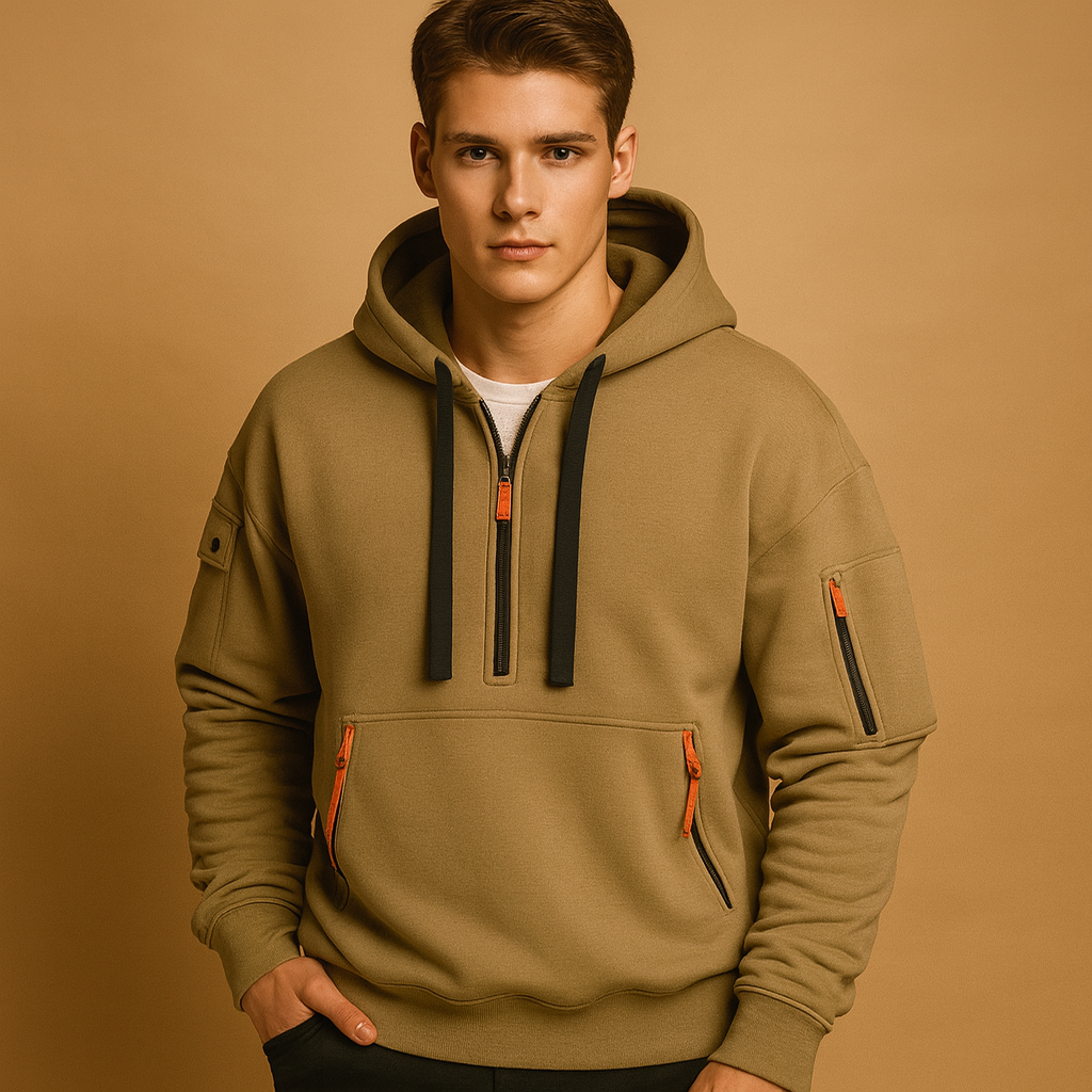 Men's Classic Hooded Sweatshirt - Luxivelle
