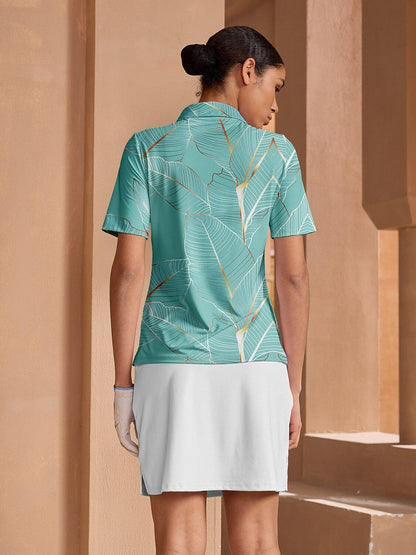 Vibrant Summer Golf Polo Shirt UPF50+