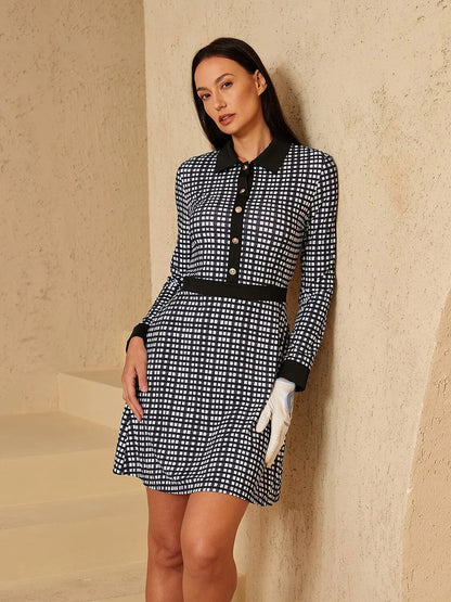 Classic Casual Long Sleeve Sun Dress UPF 50+ Protection - Luxivelle