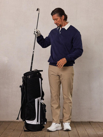 Classic Men's Golf Collar Sweatshirt