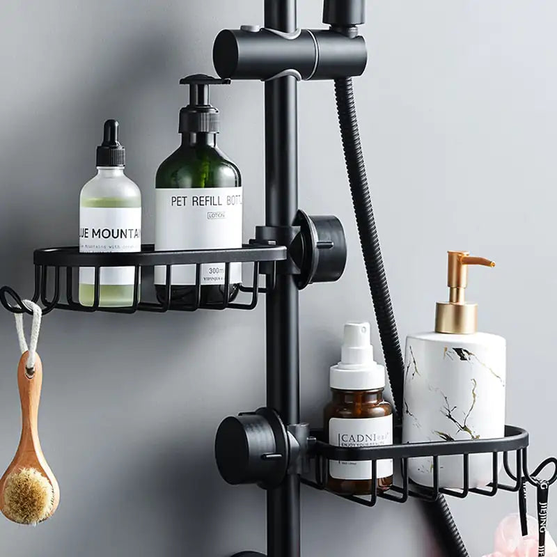 Waterproof Stainless Shower Caddy - Easy Install & Compact