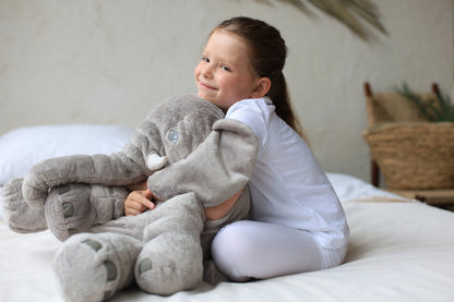 Soft Elephant Cushion for Baby and Toddler Comfort
