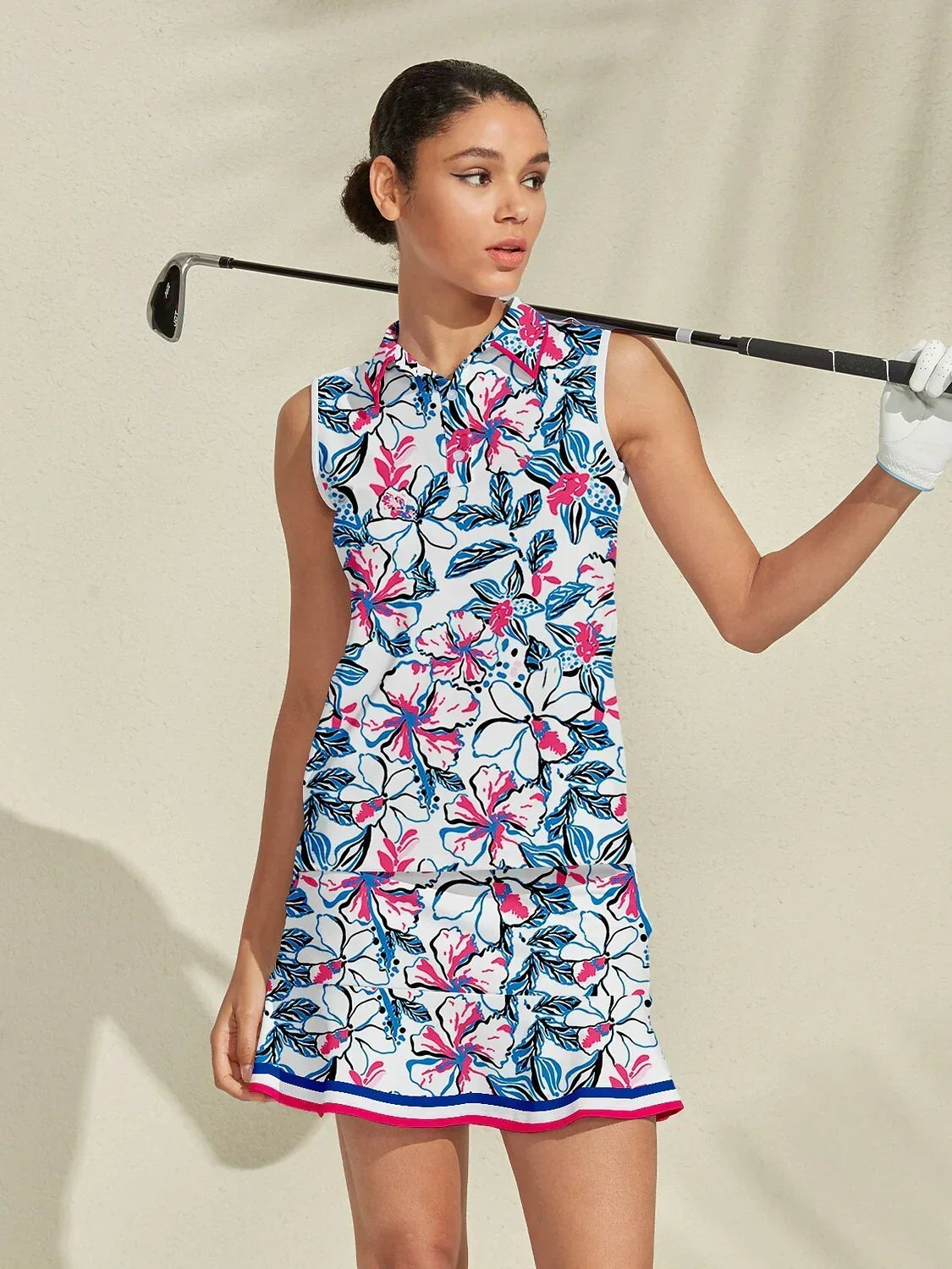 Moisture Wicking UPF50+ Golf Polo Shirt