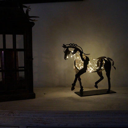 Unique Handcrafted Horse Metal Decor