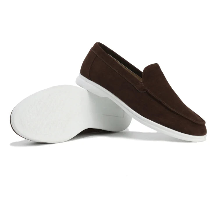 Classic Leather Slip On Shoes