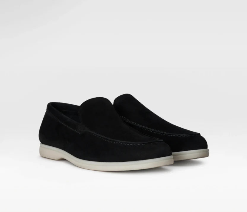 Classic Leather Slip On Shoes