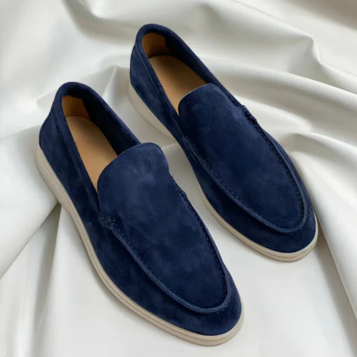 Classic Leather Slip On Shoes