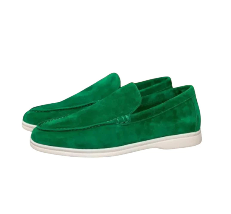 Classic Leather Slip On Shoes