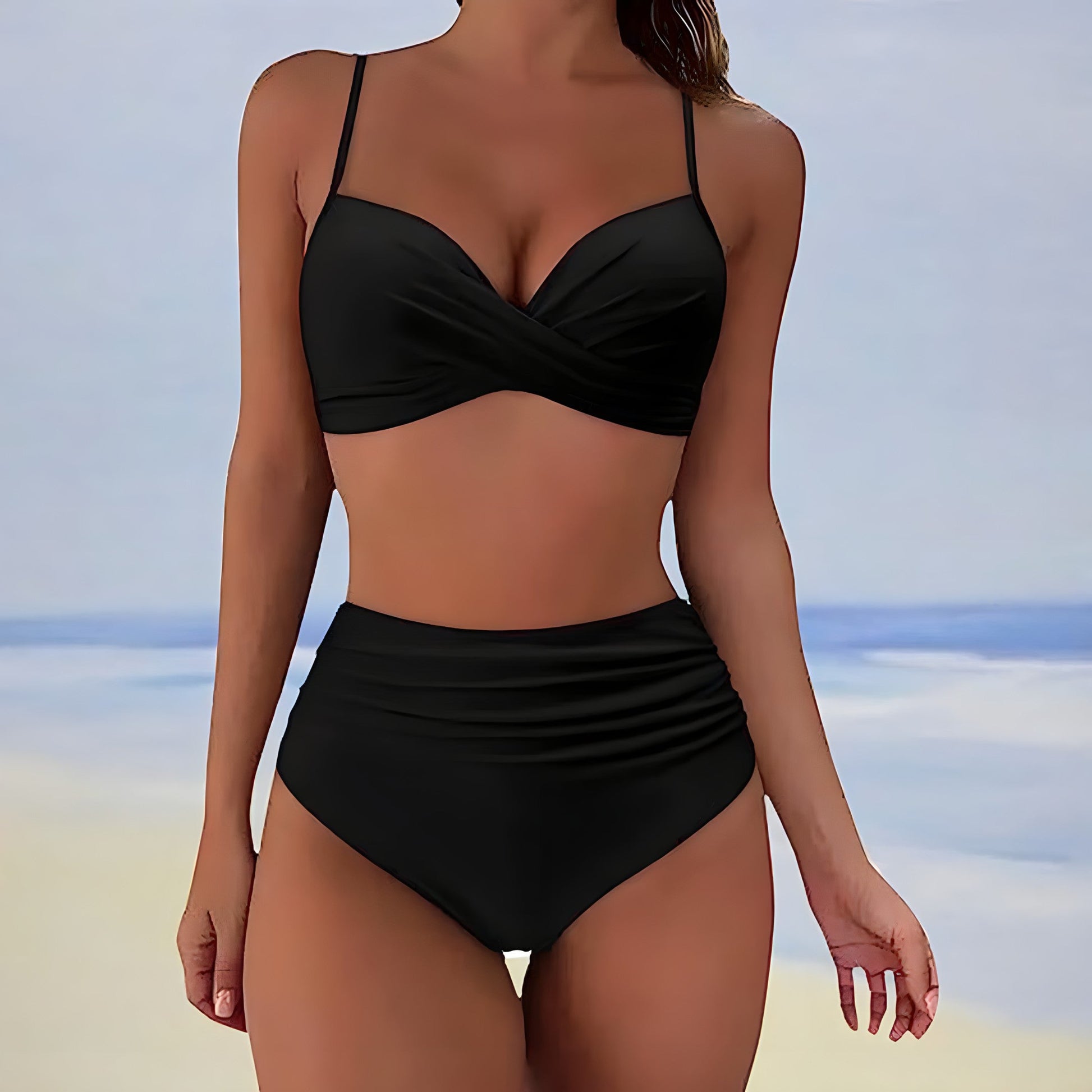 Variant image for Esmae High Waisted Bikini Set – Comfortable Fit, Flattering Silhouette for Women-6