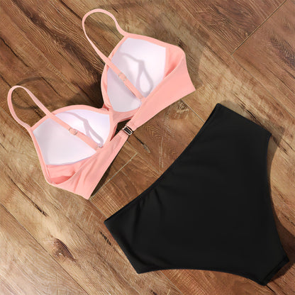 Women's Classic Mid Waist Swimwear Set