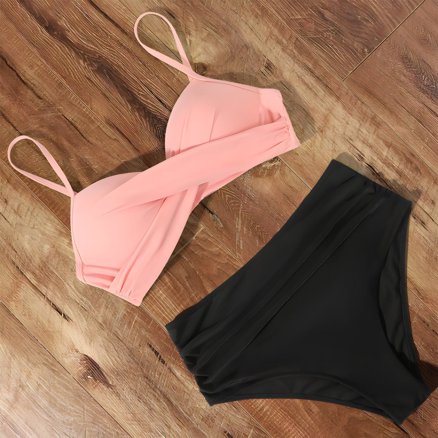 Women's Classic Mid Waist Swimwear Set