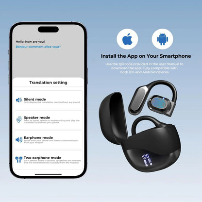Wireless Universal Language Translator Earbuds