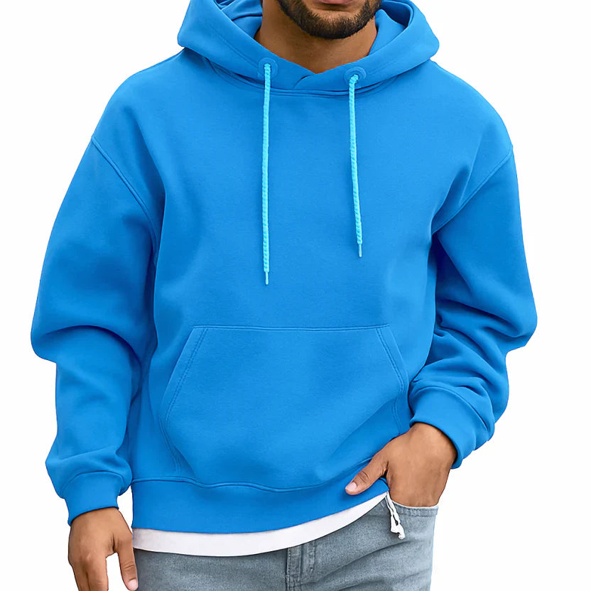 Comfortable Mens Loose Fit Winter Sweatshirt