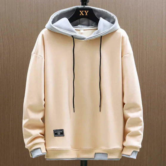 Large Graphic Hooded Sweatshirt for Men