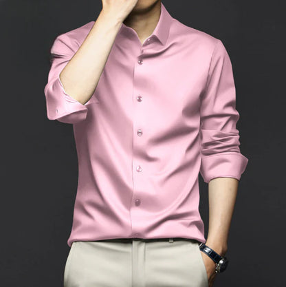 Classic Fit Mens Long Sleeve Dress Shirt