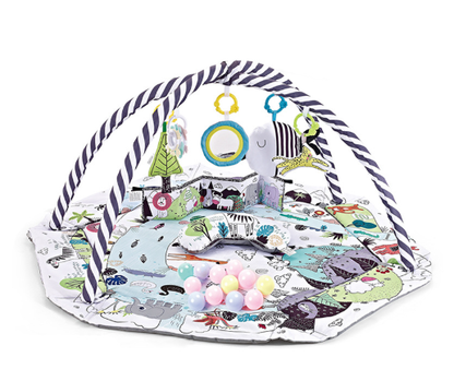 Ultimate Baby Play Gym with 8 Fun Toys