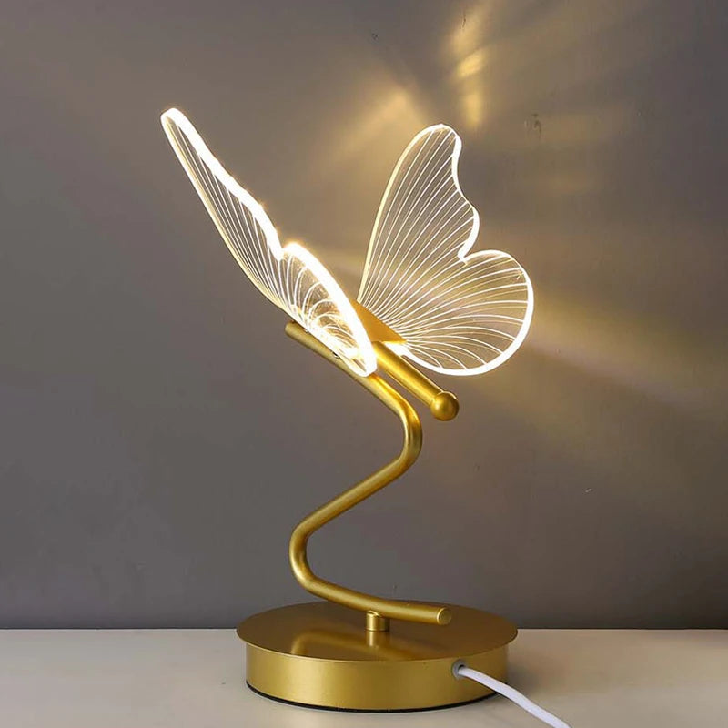 Stylish Butterfly Desk Lamp – Bright LED Home Office Light