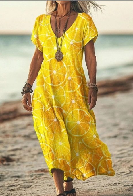 Pretty Flower Knee Length Dress