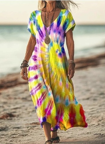 Pretty Flower Knee Length Dress