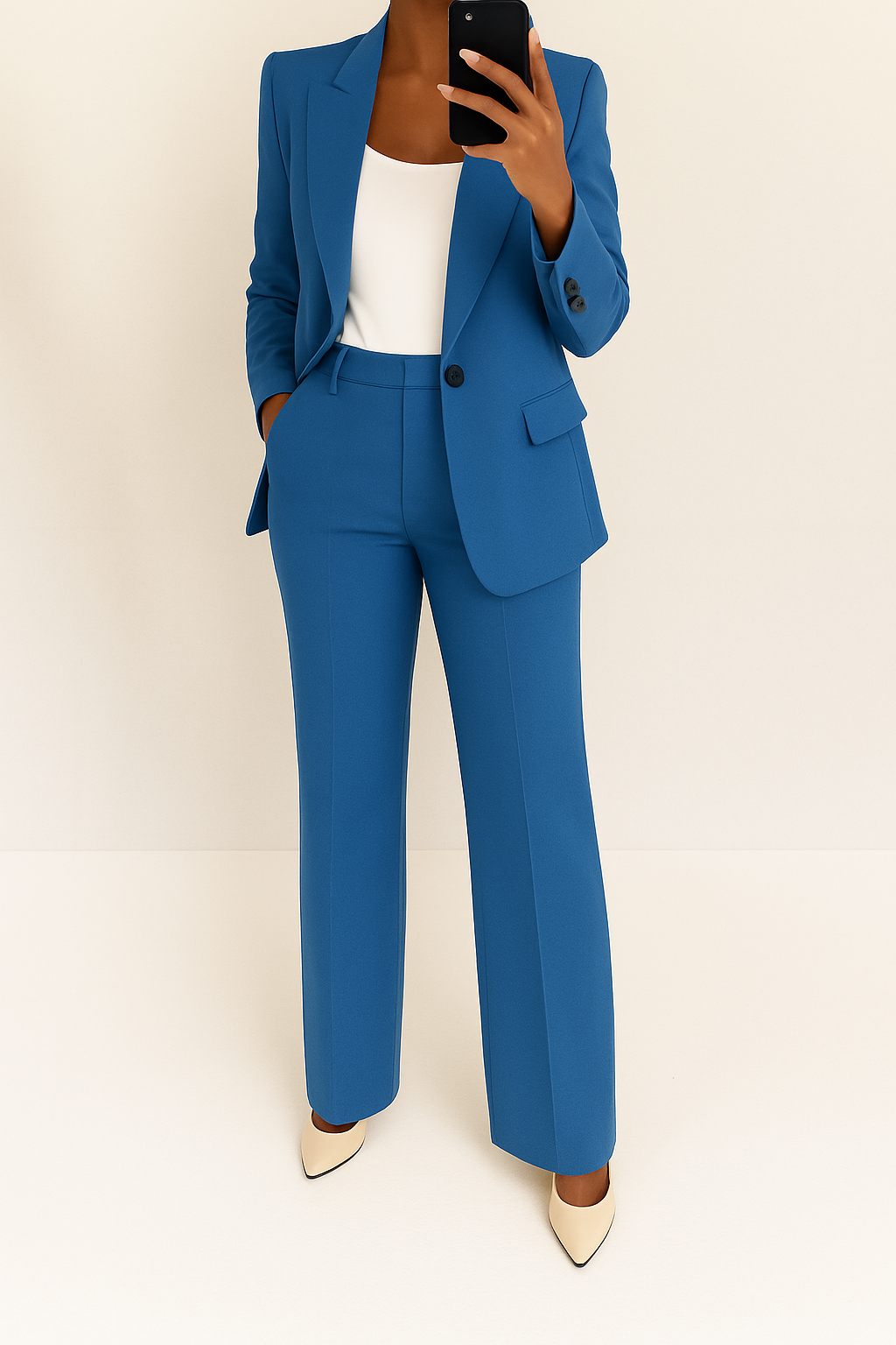 Classic 2-Piece Womens Business Suit - Luxivelle