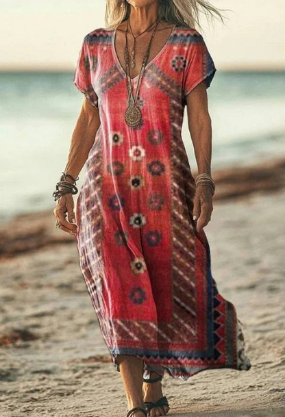 Pretty Flower Knee Length Dress