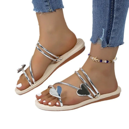 Sparkly Jewel Flat Summer Sandals