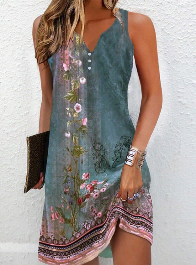 Easy Breezy Women's Summer Cotton Sundress