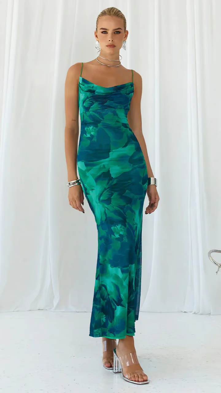 Sexy Strapless Night Out Maxi Bodycon Dress