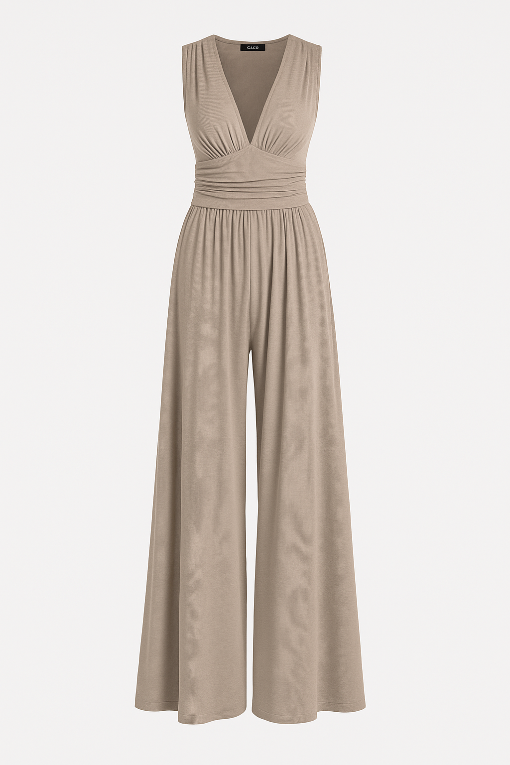 Elastic Soft Loose Fit Jumpsuit