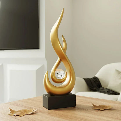 Calming Unique Sculpture – Contemporary Decorative Art Piece