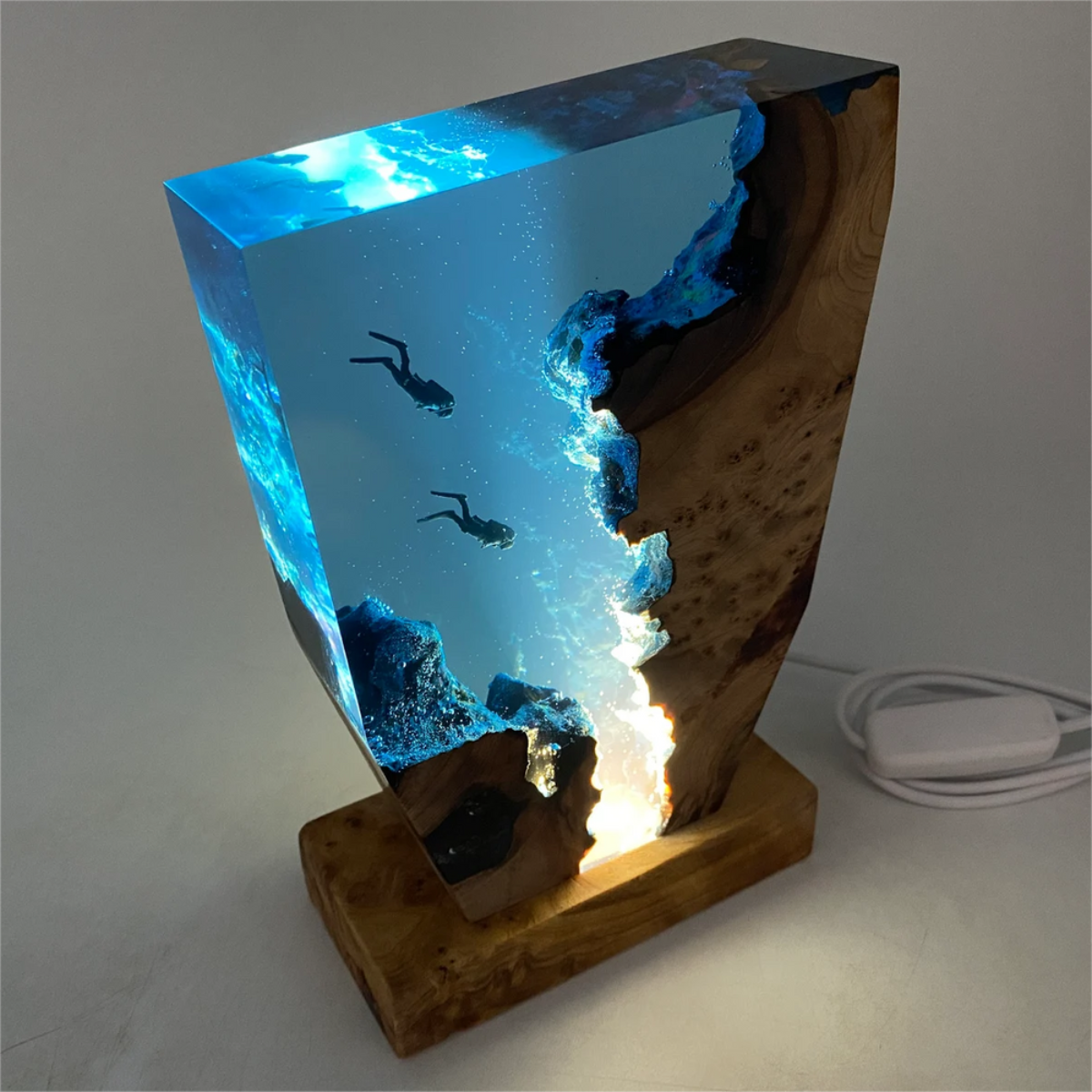 Colorful Ocean Table Lamp Soft Nightlight for Home