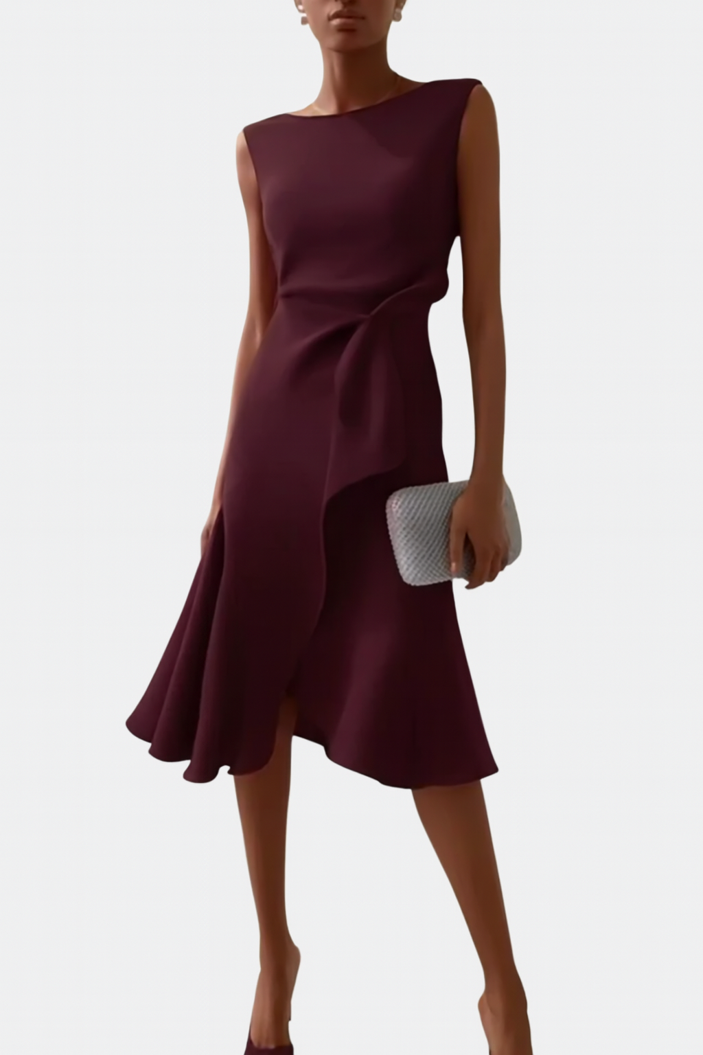 Elegant Flowy Midi Dress