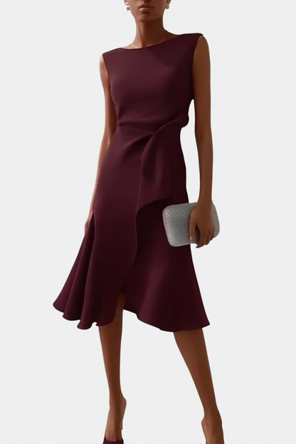 Elegant Flowy Midi Dress