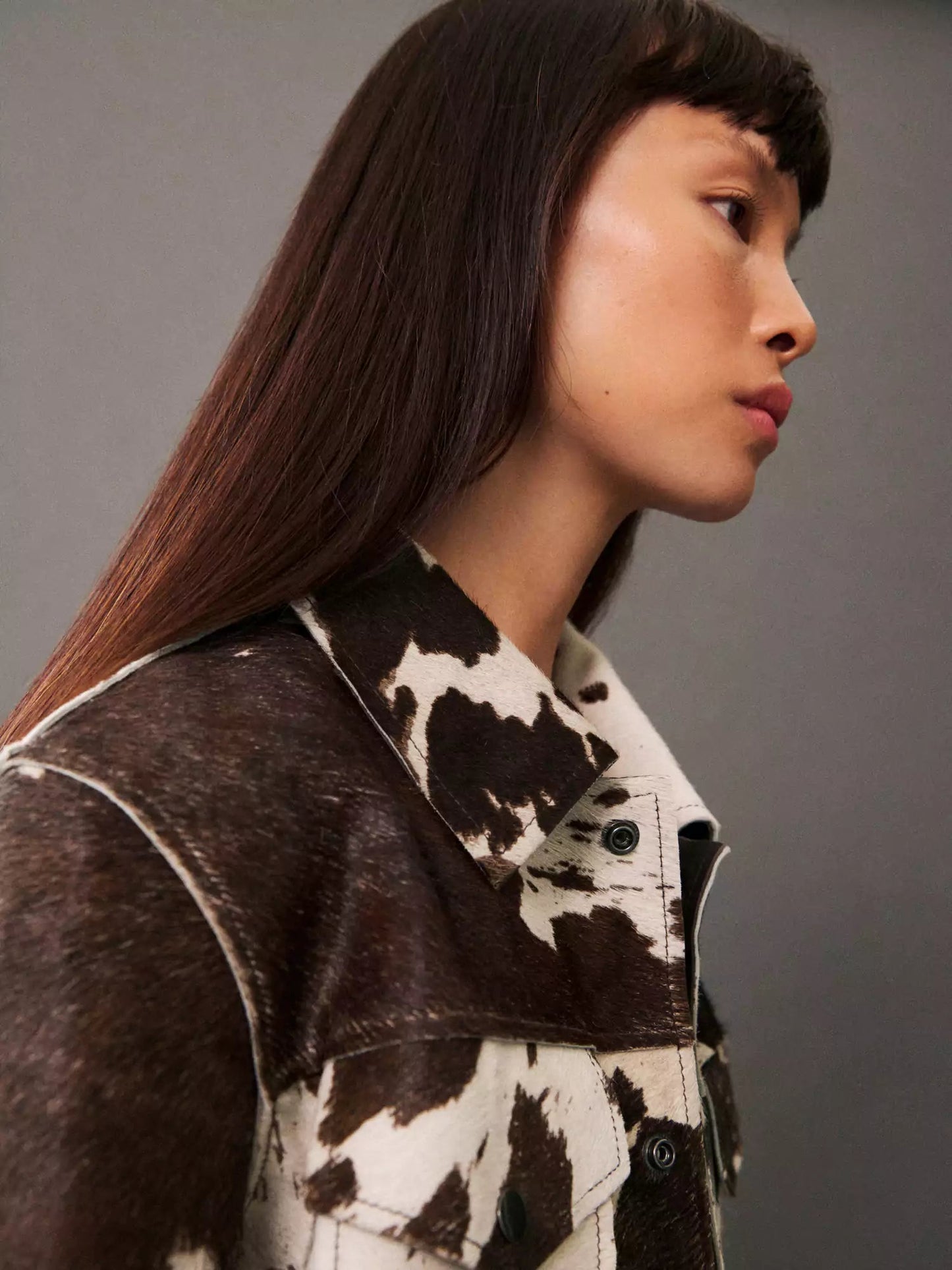 Bold Animal Print Coat