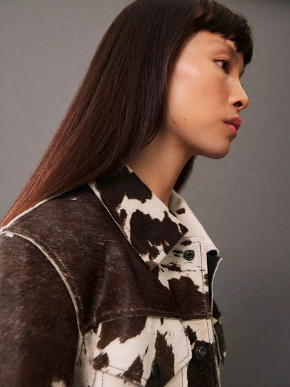 Bold Animal Print Coat