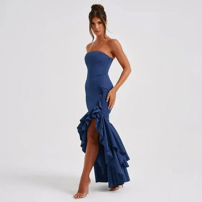 Elegant Red Evening Gown