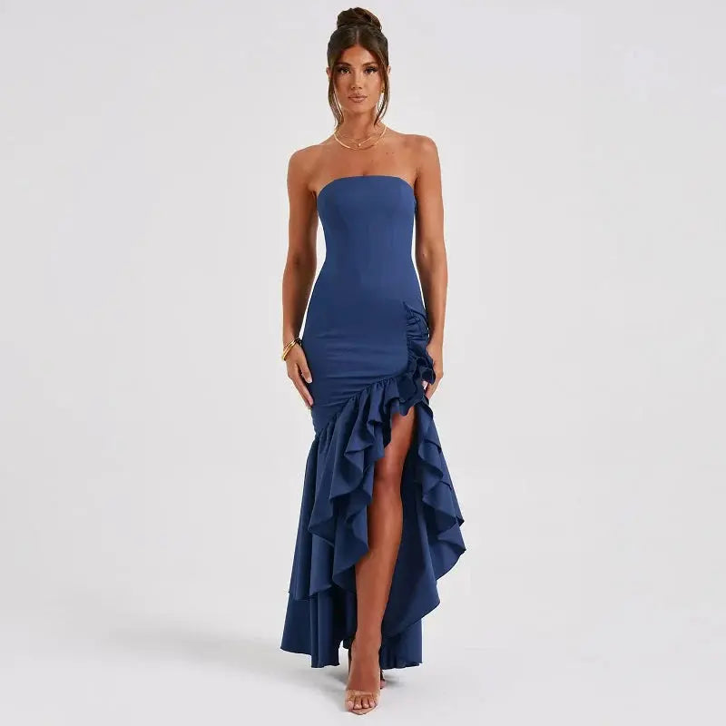 Elegant Red Evening Gown