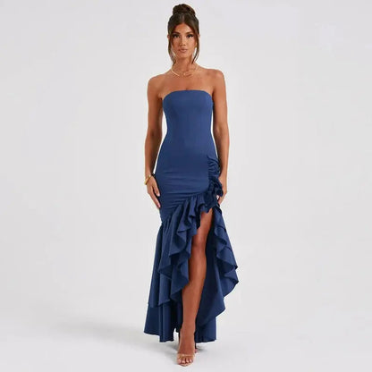 Elegant Red Evening Gown