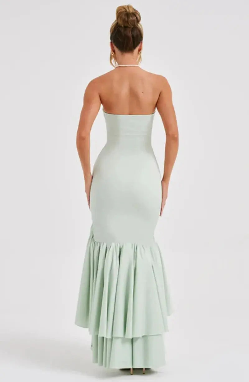 Elegant Red Evening Gown