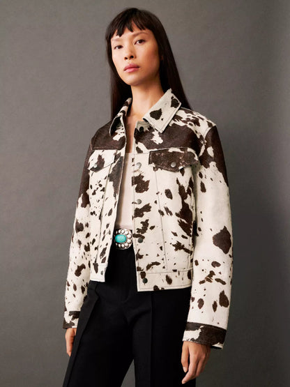 Bold Animal Print Coat