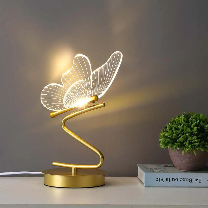 Stylish Butterfly Desk Lamp – Bright LED Home Office Light