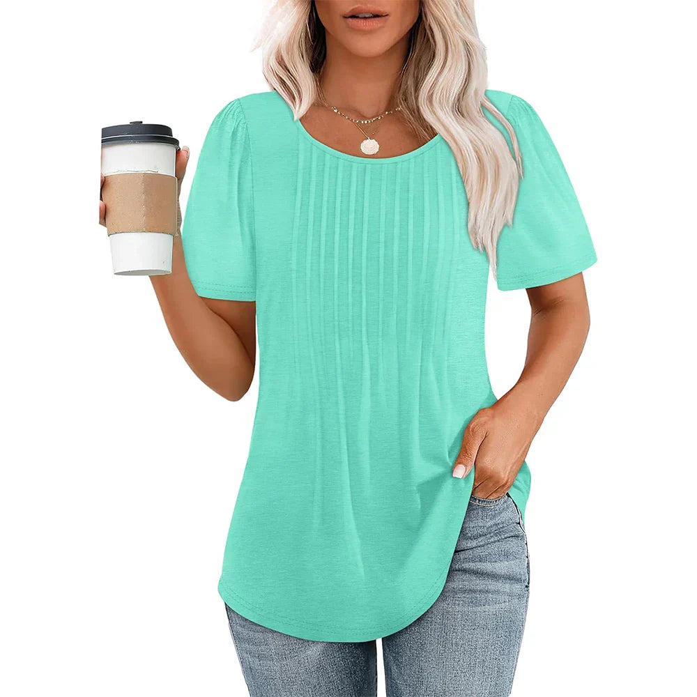 T-shirt - Women's Summer Elegance Style-4