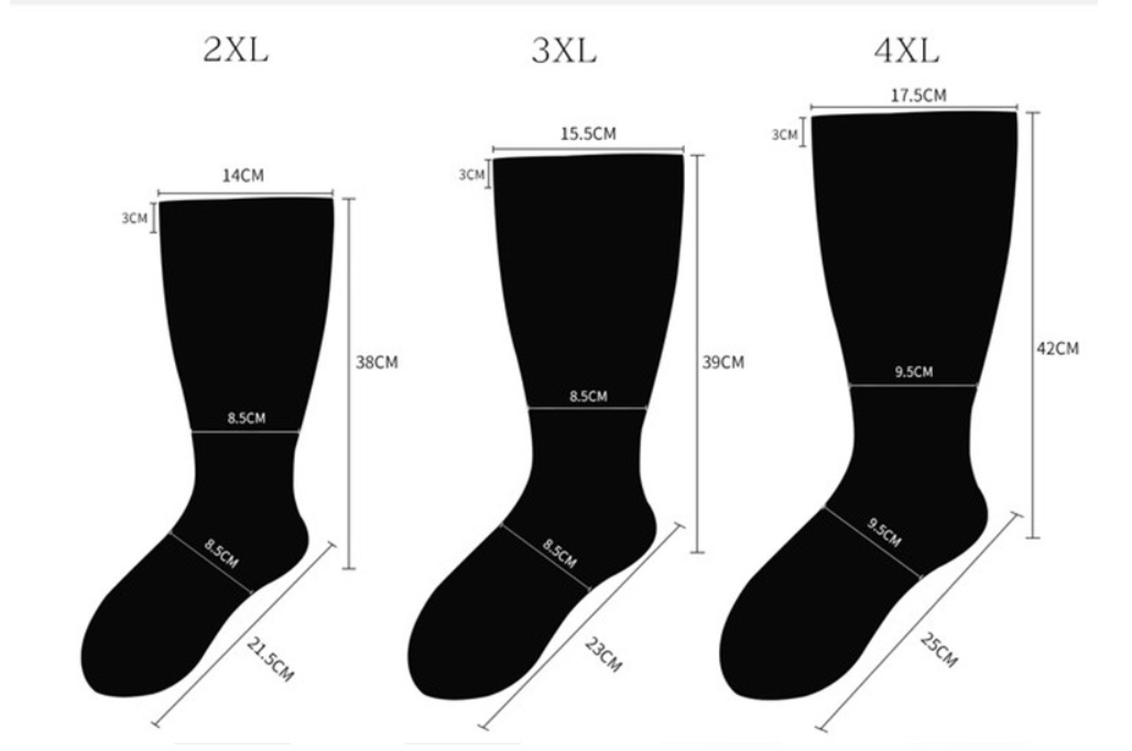 Plus Size Support Socks